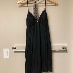 Victoria’s Secret: Black Lace Sleep Dress - Size Small